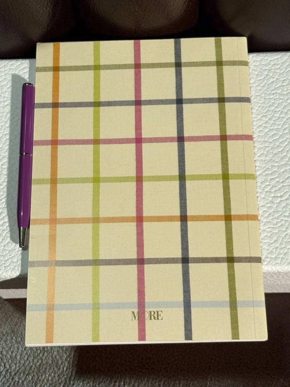 Coach Tattersall Design Notebook 2010 🎉 RARE NOVELTY 🎉 WITH COACH PEN!!